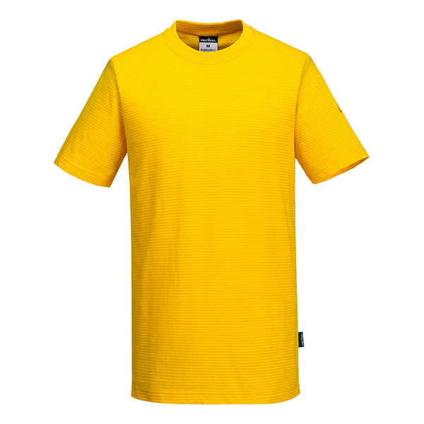 T-shirt ESD, Anti-estática-Amarelo profundo-XS-RAG-Tailors-Fardas-e-Uniformes-Vestuario-Pro