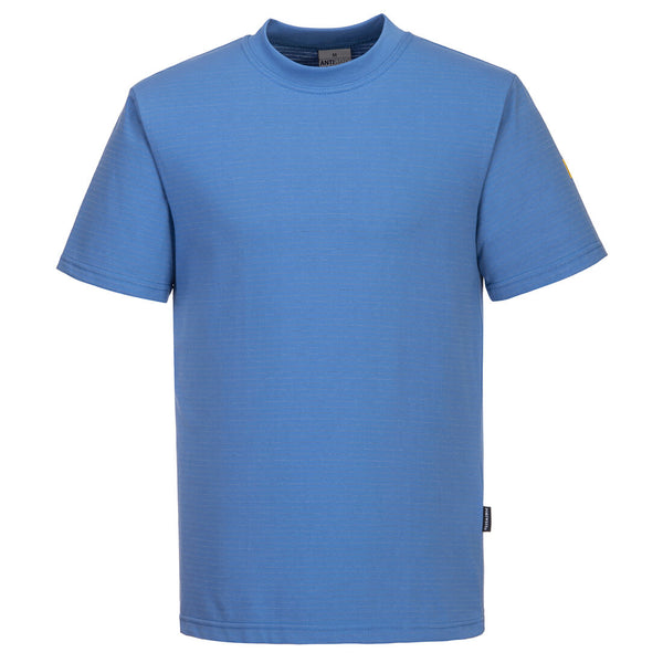 T-shirt ESD, Anti-estática-Azul Hamilton-S-RAG-Tailors-Fardas-e-Uniformes-Vestuario-Pro