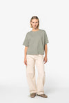 T-shirt Eco-responsável Boxy com Ombros Descaídos de Senhora-RAG-Tailors-Fardas-e-Uniformes-Vestuario-Pro