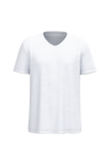 T-shirt Eco-responsável Decote Slub Ombros Descaídos Homem-Branco-S-RAG-Tailors-Fardas-e-Uniformes-Vestuario-Pro