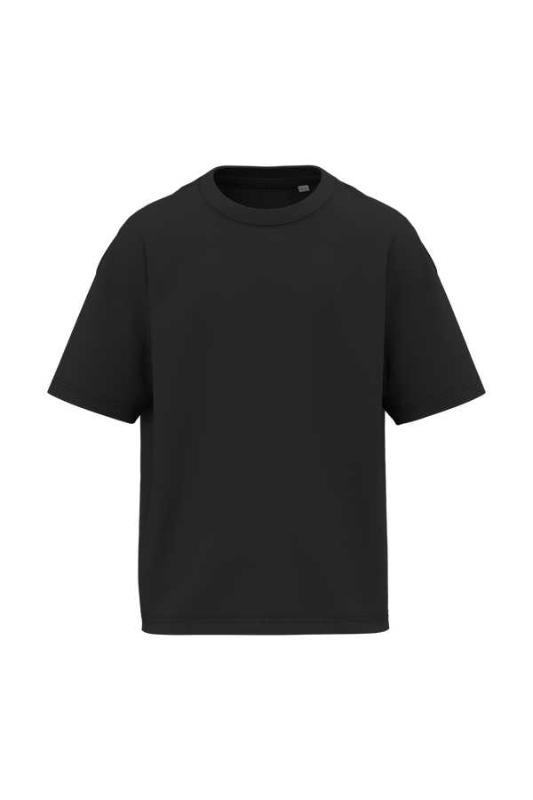 T-shirt Eco-responsável Oversize de Criança-Preto-4/6 Anos-RAG-Tailors-Fardas-e-Uniformes-Vestuario-Pro
