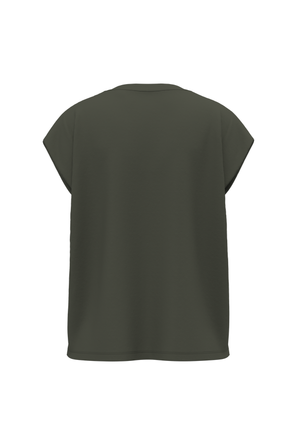 T-shirt Eco-responsável Sem Mangas com Ombreiras Mulher-RAG-Tailors-Fardas-e-Uniformes-Vestuario-Pro