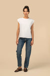 T-shirt Eco-responsável Sem Mangas com Ombreiras Mulher-RAG-Tailors-Fardas-e-Uniformes-Vestuario-Pro