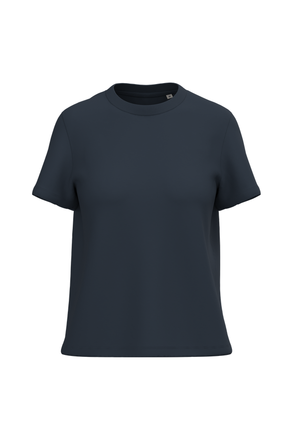 T-shirt Eco-responsável de Senhora-Azul Marinho-XS-RAG-Tailors-Fardas-e-Uniformes-Vestuario-Pro
