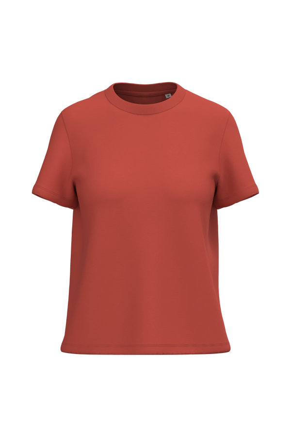 T-shirt Eco-responsável de Senhora-Páprica-XS-RAG-Tailors-Fardas-e-Uniformes-Vestuario-Pro