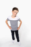 T-shirt Estilo Marinheiro Bio Decote Redondo Criança-RAG-Tailors-Fardas-e-Uniformes-Vestuario-Pro