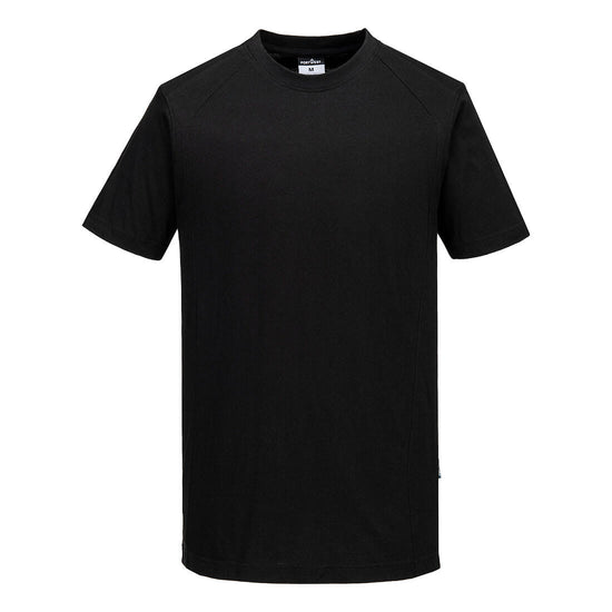T-shirt Leve em Algodão WX2 de Manga Curta-Preto-S-RAG-Tailors-Fardas-e-Uniformes-Vestuario-Pro