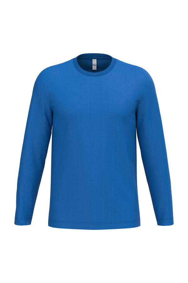 T-shirt Manga Comprida Unissexo-Azul Royal Ideal-XS-RAG-Tailors-Fardas-e-Uniformes-Vestuario-Pro