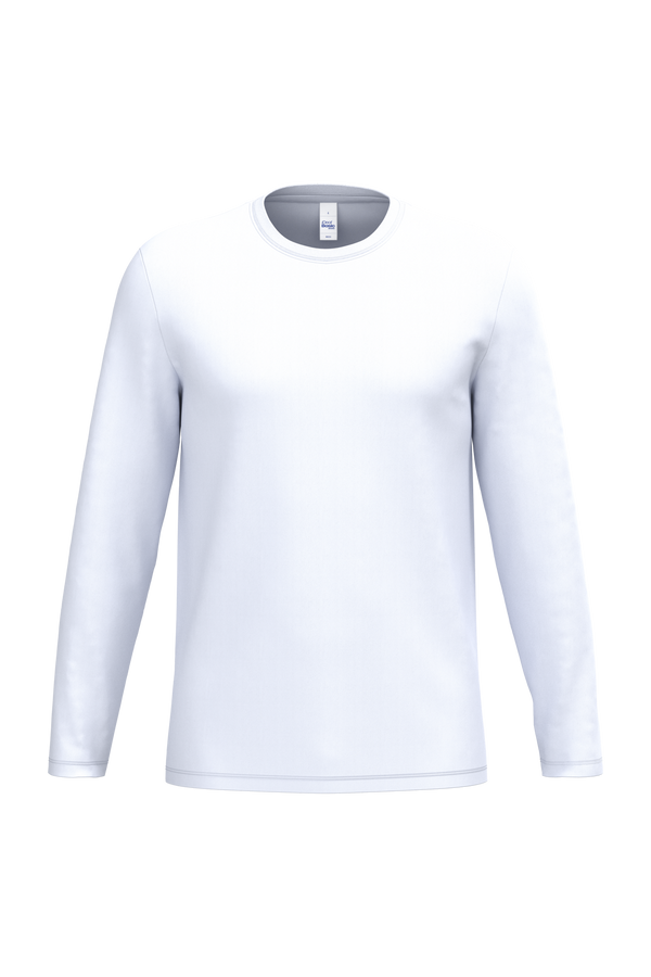 T-shirt Manga Comprida Unissexo-Branco Ideal-XS-RAG-Tailors-Fardas-e-Uniformes-Vestuario-Pro