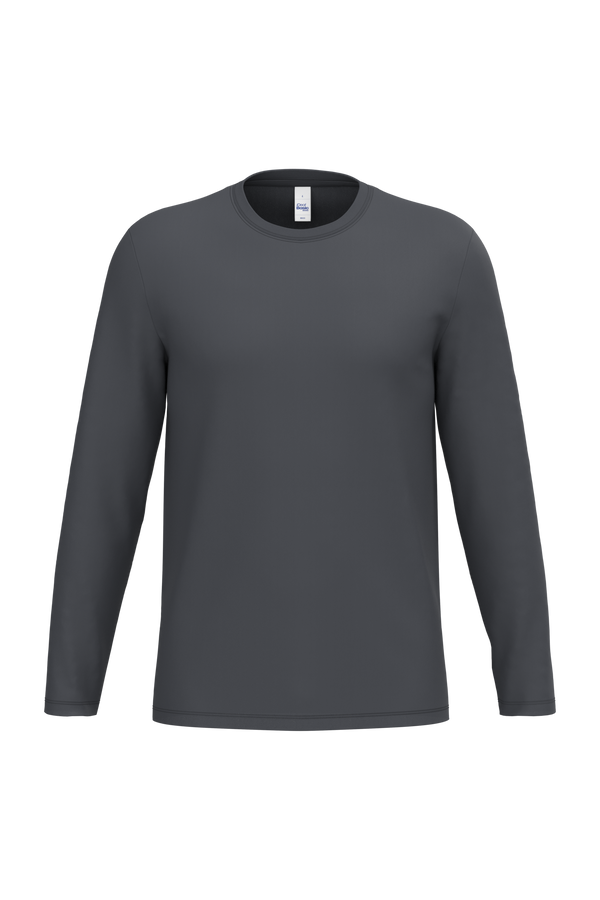 T-shirt Manga Comprida Unissexo-Cinzento Escuro Ideal-XS-RAG-Tailors-Fardas-e-Uniformes-Vestuario-Pro