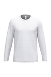 T-shirt Manga Comprida Unissexo-Cinzento Mesclado Ideal-XS-RAG-Tailors-Fardas-e-Uniformes-Vestuario-Pro