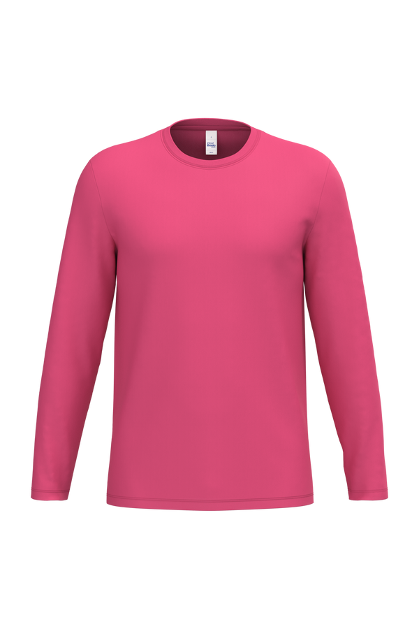 T-shirt Manga Comprida Unissexo-Fúcsia Ideal-XS-RAG-Tailors-Fardas-e-Uniformes-Vestuario-Pro