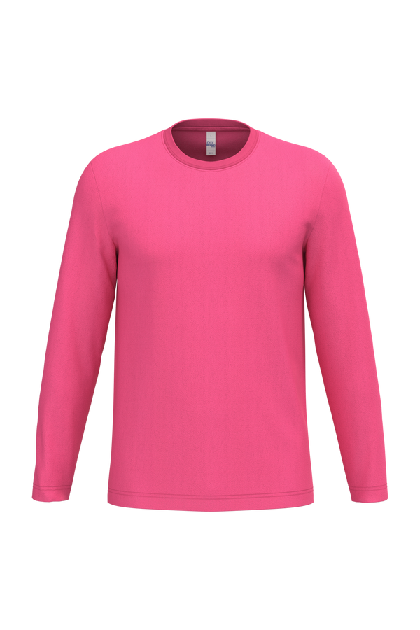 T-shirt Manga Comprida Unissexo-Fúcsia Ideal-XS-RAG-Tailors-Fardas-e-Uniformes-Vestuario-Pro
