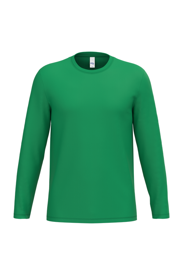 T-shirt Manga Comprida Unissexo-Verde Kelly Ideal-XS-RAG-Tailors-Fardas-e-Uniformes-Vestuario-Pro
