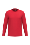 T-shirt Manga Comprida Unissexo-Vermelho Ideal-XS-RAG-Tailors-Fardas-e-Uniformes-Vestuario-Pro