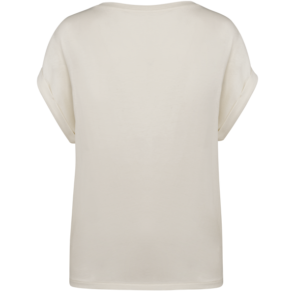 T-shirt Manga Dobrada de Senhora em Algodão Biológico-RAG-Tailors-Fardas-e-Uniformes-Vestuario-Pro