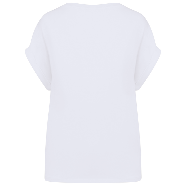 T-shirt Manga Dobrada de Senhora em Algodão Biológico-RAG-Tailors-Fardas-e-Uniformes-Vestuario-Pro