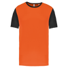 T-shirt Multidesporto Bicolor Infantil de Manga Curta-Laranja / Preto-4/6 Anos-RAG-Tailors-Fardas-e-Uniformes-Vestuario-Pro