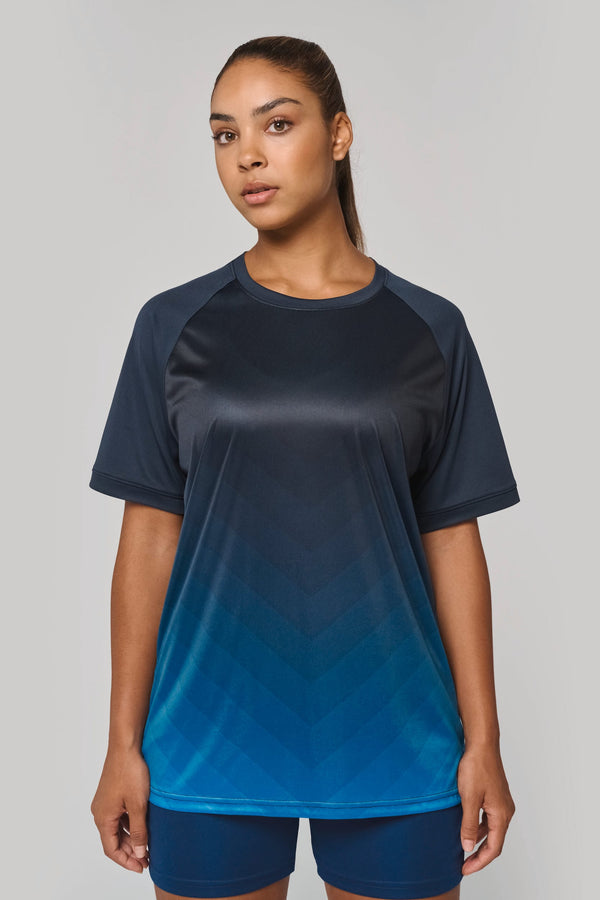 T-shirt Multidesporto em Poliéster Sublimado Unissexo-RAG-Tailors-Fardas-e-Uniformes-Vestuario-Pro