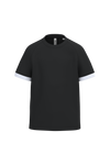T-shirt Multidesporto em Poliéster de Criança-Preto / Branco-4/6 Anos-RAG-Tailors-Fardas-e-Uniformes-Vestuario-Pro