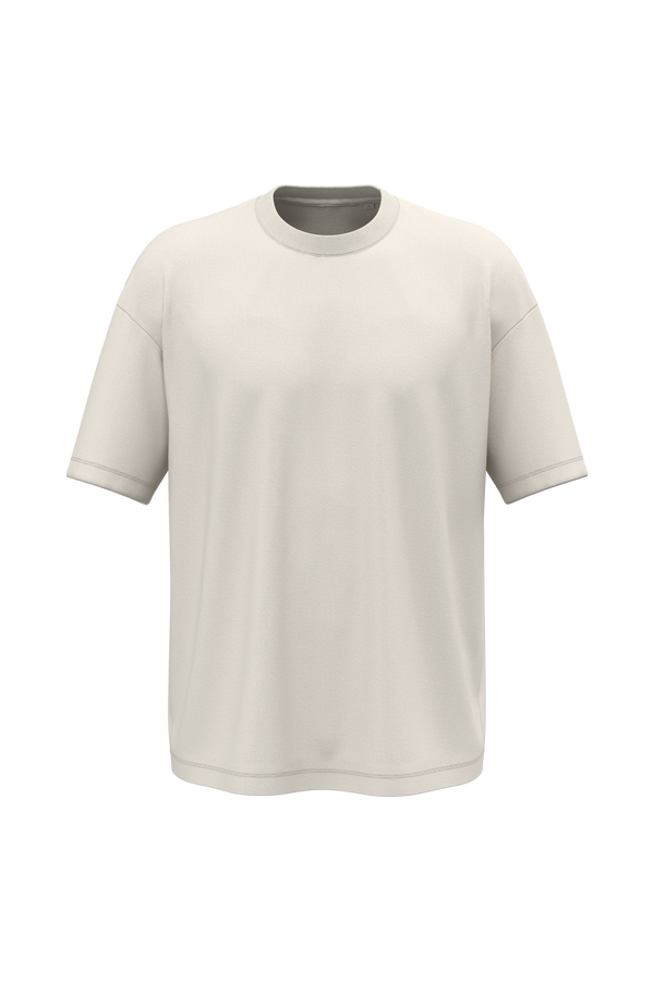 T-shirt Oversize Eco-responsável de Homem-Marfim-XS-RAG-Tailors-Fardas-e-Uniformes-Vestuario-Pro