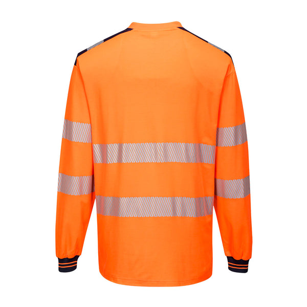 T-shirt PW3 Alta Visibilidade Manga Comprida-RAG-Tailors-Fardas-e-Uniformes-Vestuario-Pro