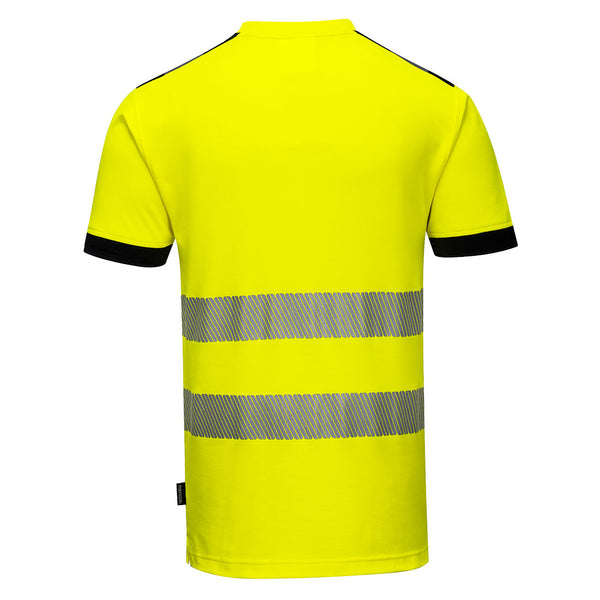 T-shirt PW3 de Algodão de Alta Visibilidade e Confortável Manga Curta-RAG-Tailors-Fardas-e-Uniformes-Vestuario-Pro