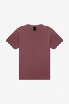 T-shirt Pesada com Aspeto Lavado Unissexo-Bordô Lavado-XS-RAG-Tailors-Fardas-e-Uniformes-Vestuario-Pro