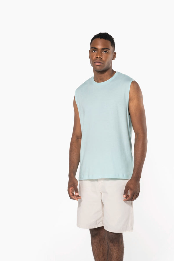 T-shirt Sem Mangas de Homem em Algodão Biológico-RAG-Tailors-Fardas-e-Uniformes-Vestuario-Pro