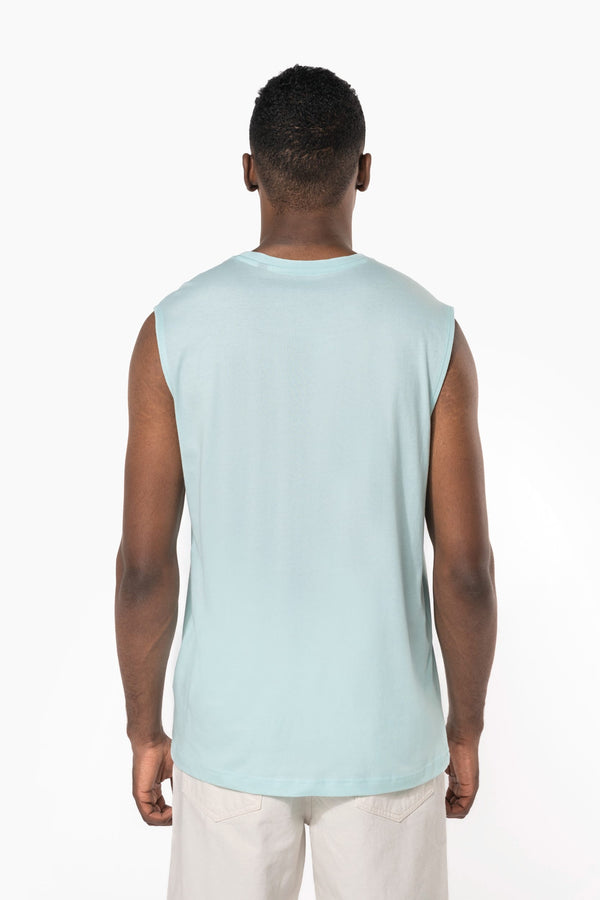 T-shirt Sem Mangas de Homem em Algodão Biológico-RAG-Tailors-Fardas-e-Uniformes-Vestuario-Pro