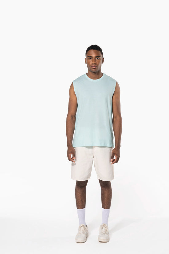 T-shirt Sem Mangas de Homem em Algodão Biológico-RAG-Tailors-Fardas-e-Uniformes-Vestuario-Pro
