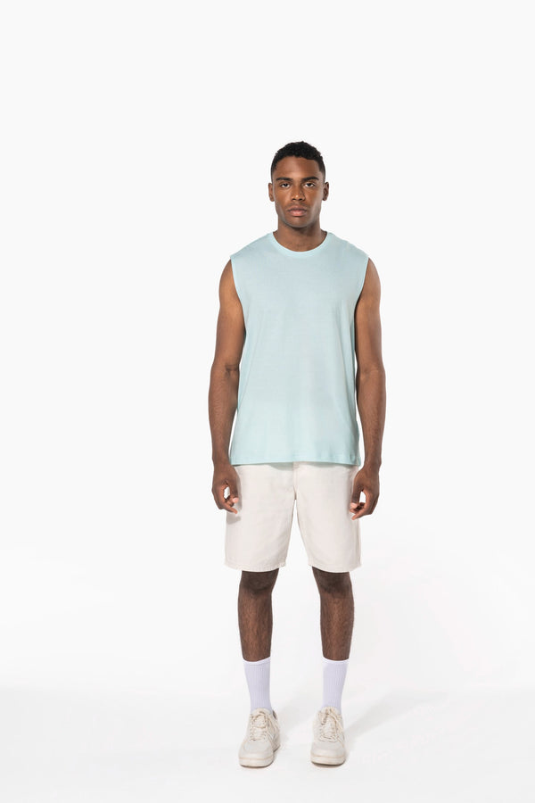 T-shirt Sem Mangas de Homem em Algodão Biológico-RAG-Tailors-Fardas-e-Uniformes-Vestuario-Pro
