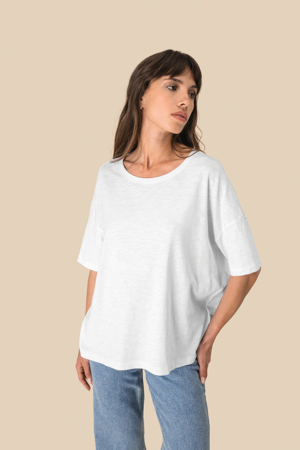 T-shirt Slub Oversize Eco-responsável Senhora-RAG-Tailors-Fardas-e-Uniformes-Vestuario-Pro