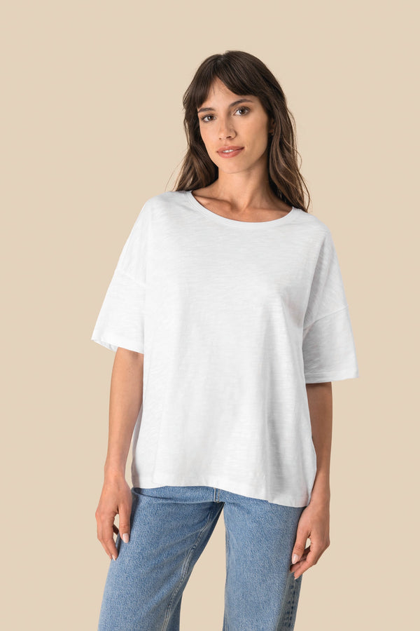 T-shirt Slub Oversize Eco-responsável Senhora-RAG-Tailors-Fardas-e-Uniformes-Vestuario-Pro