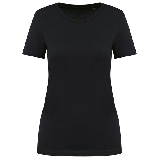 T-shirt Supima® decote redondo e manga curta de senhora 190 g-Black-XS-RAG-Tailors-Fardas-e-Uniformes-Vestuario-Pro