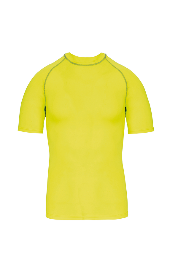T-shirt Técnica de Criança Manga Curta com Proteção Anti-UV-Amarelo Fluorescente-4/6 Anos-RAG-Tailors-Fardas-e-Uniformes-Vestuario-Pro