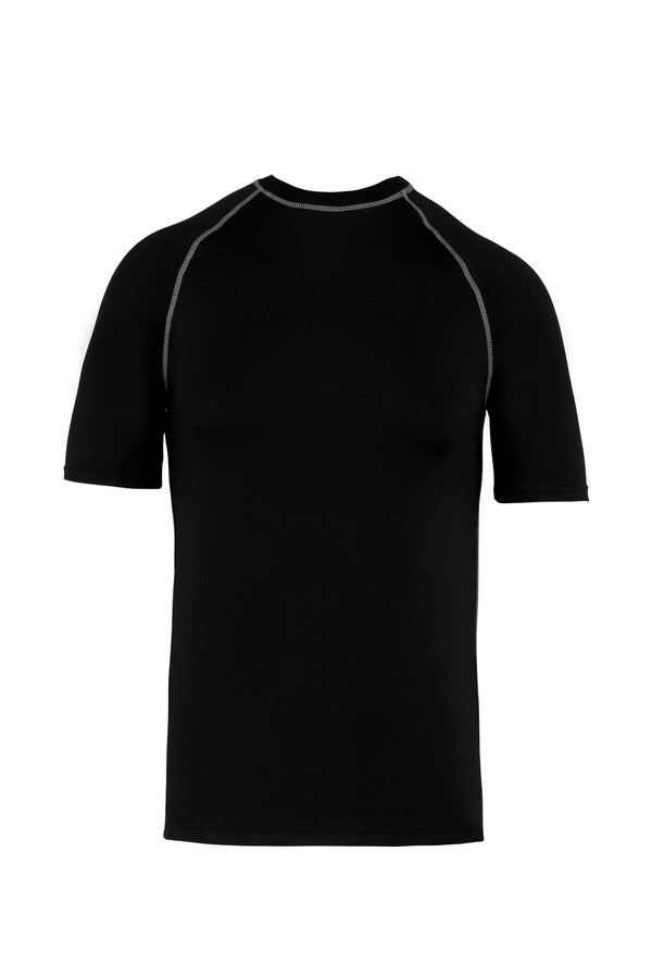 T-shirt Técnica de Criança Manga Curta com Proteção Anti-UV-Preto-4/6 Anos-RAG-Tailors-Fardas-e-Uniformes-Vestuario-Pro