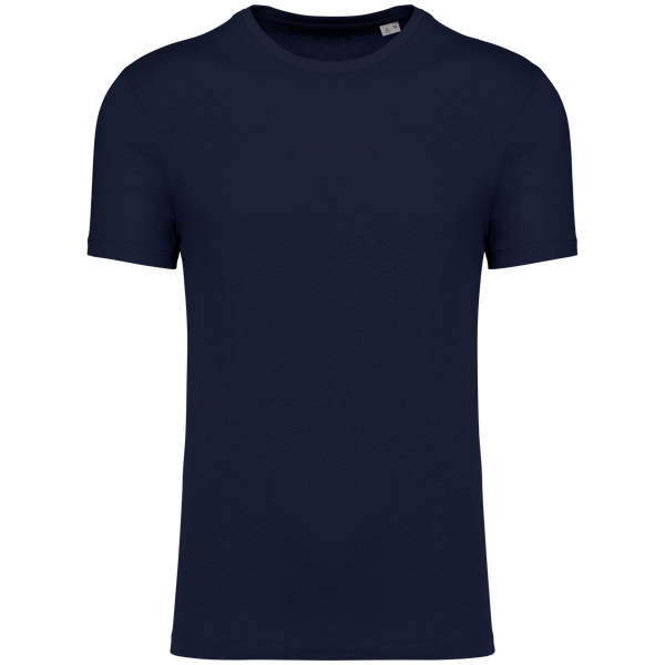 T-shirt Unisexo Algodao Bio c\ Linho Vancover-Navy Blue-XS-RAG-Tailors-Fardas-e-Uniformes-Vestuario-Pro