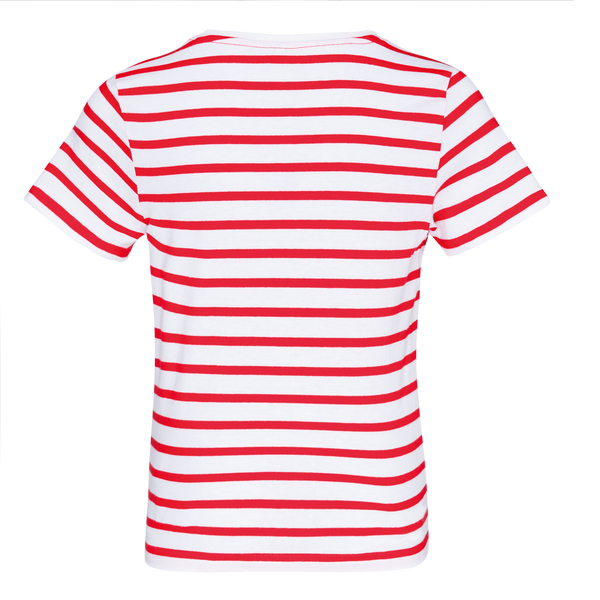 T-shirt às Riscas de Criança Estilo Marinheiro de Manga Curta com Bolso-RAG-Tailors-Fardas-e-Uniformes-Vestuario-Pro