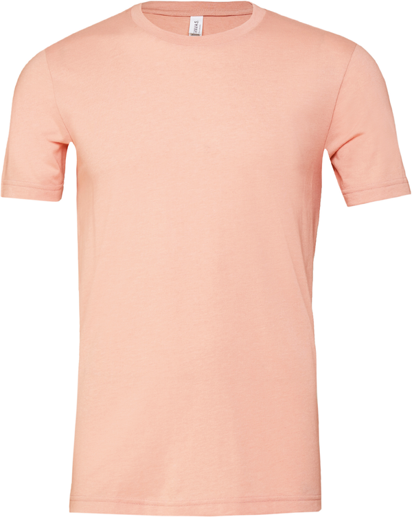 T-shirt com Decote Redondo Heather-Pêssego Mesclado-S-RAG-Tailors-Fardas-e-Uniformes-Vestuario-Pro