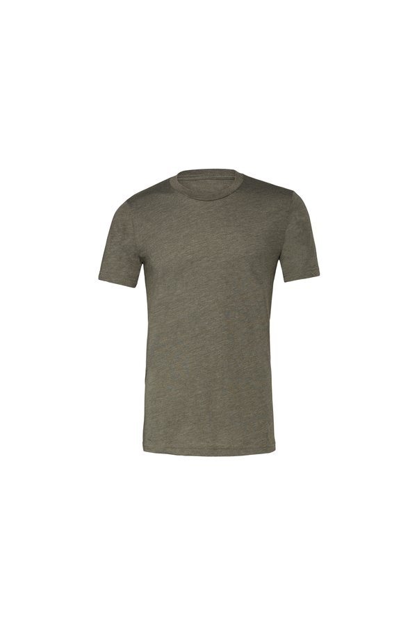 T-shirt com Decote Redondo Heather-Verde Militar Mesclado-S-RAG-Tailors-Fardas-e-Uniformes-Vestuario-Pro