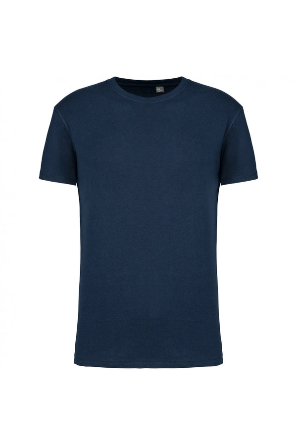 T-shirt com decote redondo Bio190 (1 de 2)-Azul Marinho-XXS-RAG-Tailors-Fardas-e-Uniformes-Vestuario-Pro