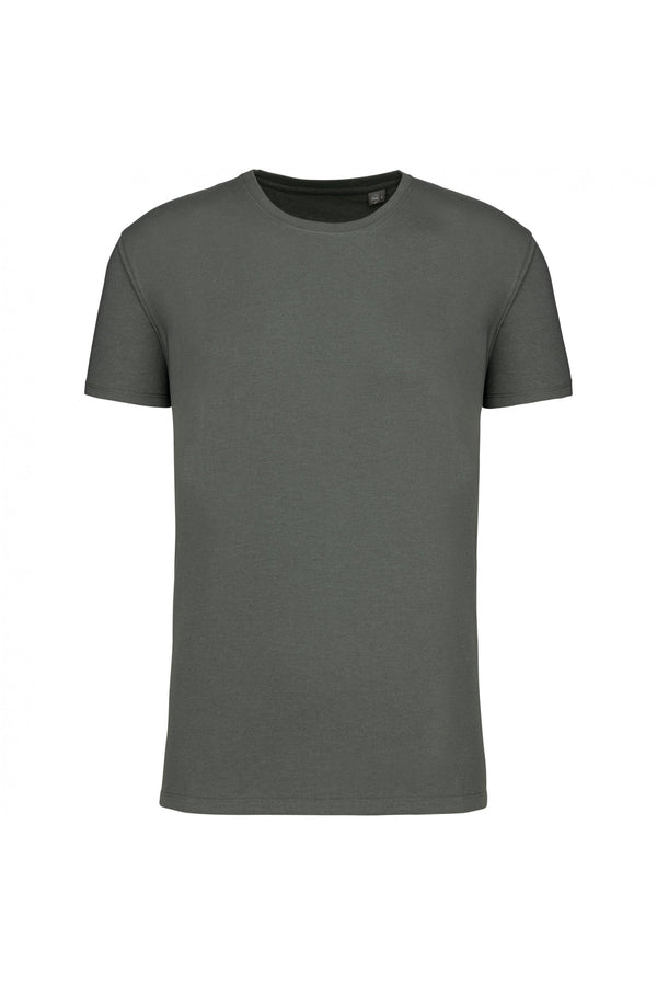 T-shirt com decote redondo Bio190-Green Marble Heather-S-RAG-Tailors-Fardas-e-Uniformes-Vestuario-Pro