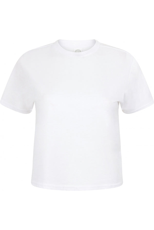 T-shirt curta de corte quadrado de senhora-RAG-Tailors-Fardas-e-Uniformes-Vestuario-Pro