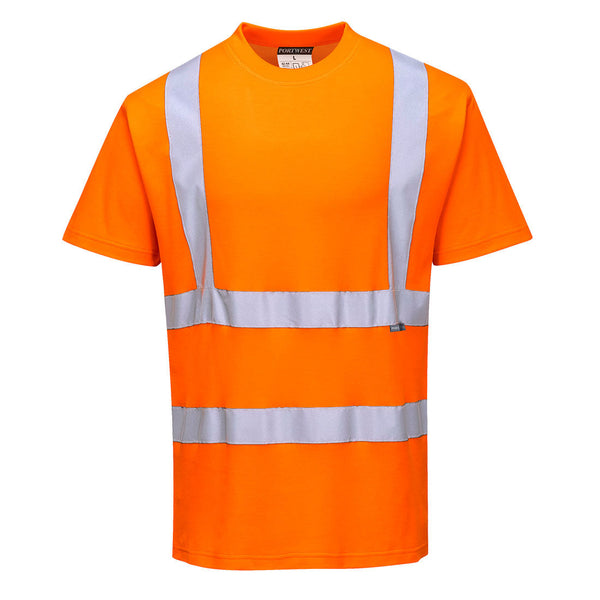 T-shirt de Algodão Comfort-Laranja-4XL-RAG-Tailors-Fardas-e-Uniformes-Vestuario-Pro