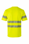 T-shirt de Algodão de Alta Visibilidade com Faixas Segmentadas-RAG-Tailors-Fardas-e-Uniformes-Vestuario-Pro