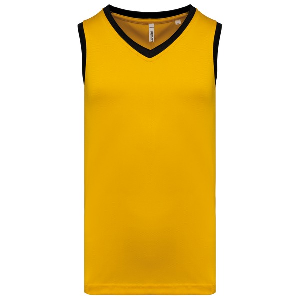 T-shirt de Basquetebol de Homem-Amarelo Desportivo / Preto-S-RAG-Tailors-Fardas-e-Uniformes-Vestuario-Pro