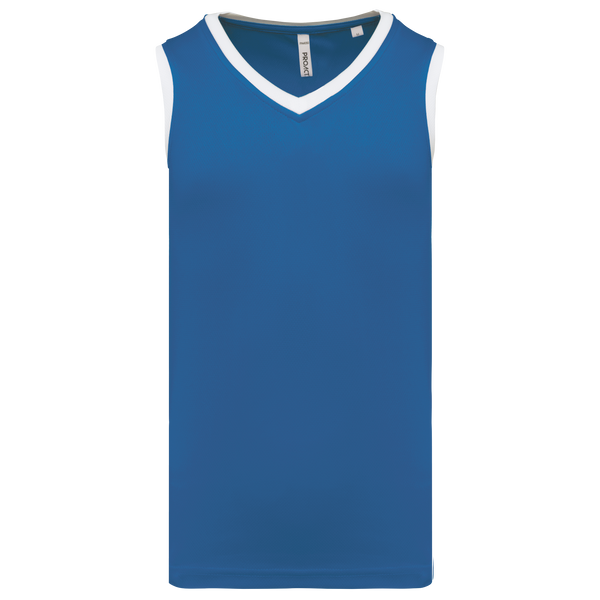 T-shirt de Basquetebol de Homem-Azul Royal Desportivo / Branco-S-RAG-Tailors-Fardas-e-Uniformes-Vestuario-Pro