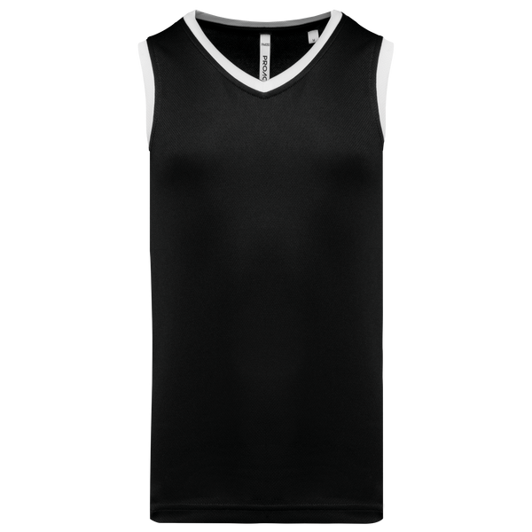 T-shirt de Basquetebol de Homem-Preto / Branco-S-RAG-Tailors-Fardas-e-Uniformes-Vestuario-Pro