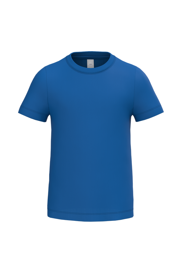 T-shirt de Criança Manga Curta-Azul Royal Ideal-1/2 Anos-RAG-Tailors-Fardas-e-Uniformes-Vestuario-Pro